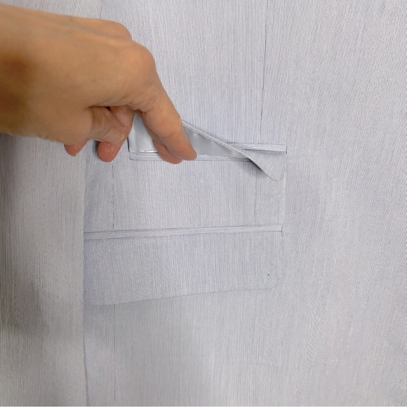 Bar III Men's Slim-Fit 100% Cotton Suit Jacket wedding Guest Church prom - Picture 3 of 12